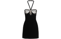 SAINT LAURENT Slip Dress Women's Black