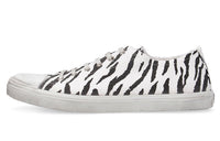 SAINT LAURENT Stylish Skateboarding Shoes Men's Black White Old-fashioned