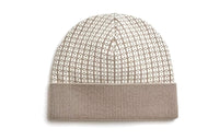 HERMES Cashmere Beanies Unisex Beige