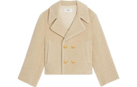 CELINE FW23 Coat Women's Beige Yellow