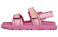 DIOR DiorAct Beach Sandals Women's Pink