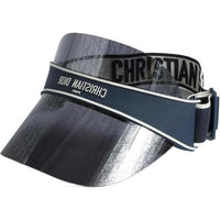 DIOR Plexiglass Sun Protection Hats Women's Marine Blue
