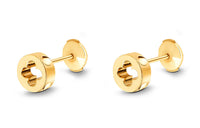 LOUIS VUITTON Empreinte Ear Studs Yellow Gold