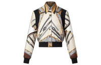 LOUIS VUITTON Scarf Print Reversible Bomber Jacket