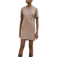 HERMES Short-Sleeved Dresses Women's Gray