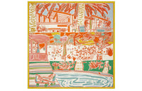 HERMES Knit Scarves Women's Multicolor