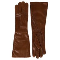 MIU MIU Nappa Leather Other Gloves Women's Brown