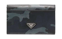 PRADA Leather Wallet Men's Black