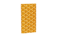 GOYARD SAINT-ROCH Canvas With Leather Dog's Teeth Wallet Unisex Yellow