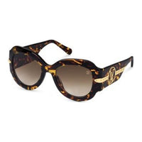 LOUIS VUITTON Acetate Metal Butterfly Sunglasses Women's Chestnut