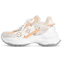 LOUIS VUITTON Run 55 Low-Top Casual Shoes Women's Beige