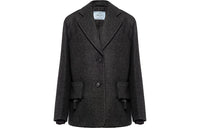 PRADA FW21 Business Suits Coats Women's Gray