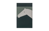 HERMES Les Petits Chevau Swift Calfskin Card Holder Regular Women's Multicolor