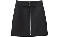 HERMES FW22 Casual Short Skirts Women's Black