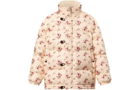 LOUIS VUITTON Floral Print Long Puffer Jacket