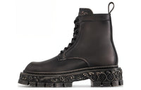 LOUIS VUITTON Short Mid Calf Martin Boot Men's Black