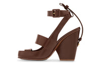 LOUIS VUITTON Trinity Strap Sandals Women's Brown
