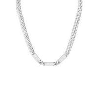 DIOR Sterling Silver Necklaces Men's Silver