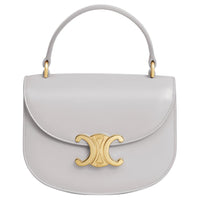 CELINE Triomphe Calfskin Shoulder Bag, Crossbody Bag, Handbag Mini Women's Cloudy Gray