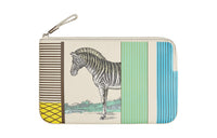 HERMES Carre Pocket Swift Calfskin Clutch Regular Women's White Gray