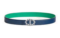 HERMES Leather Belts Women's Blue