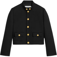 CELINE Verneuil Jacket In Double Faced Wool Tricotine