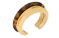 SAINT LAURENT Brass Bangles Women's Tortoiseshell