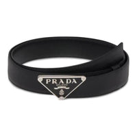 PRADA Leather Belts Men's Black
