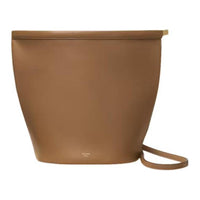 CELINE Leather Bucket Bag, Shoulder Bag, Crossbody Bag Women's Light Camel