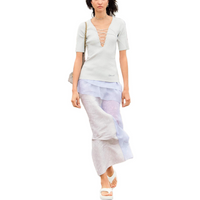 CHANEL T-Shirt Women's Light Gray