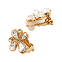 SAINT LAURENT Pre Owned 2000s Flower Earrings