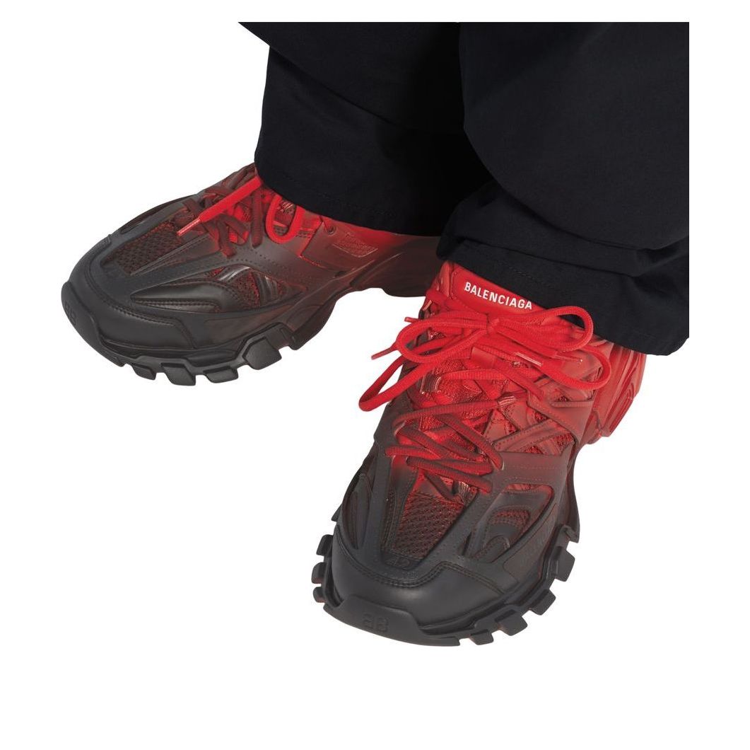 Balenciaga Track Gradient Sneaker 'Red Black' 542023WTRGD6010