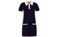 MIU MIU Short-Sleeved Dresses Women's Blue