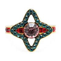 LOUIS VUITTON 1990-2023 Plated Rhinestone Berg Eye Candy Costume Ring