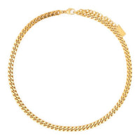SAINT LAURENT Brass Necklaces Women's Gold