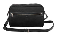 SAINT LAURENT Canvas Messenger Bag Shoulder Bag Crossbody Bag Men's Black