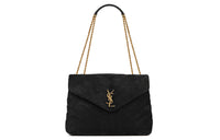 SAINT LAURENT Leather Crossbody Bags Shoulder Bags Women's Black