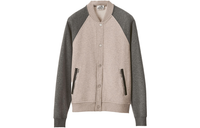 HERMES Baseball Jacket Men's Gray