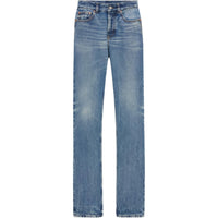 SAINT LAURENT 90'S High Waist Slim Fit Jeans