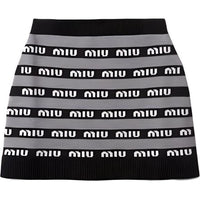 MIU MIU SS23 Casual Short Skirts Women's Black