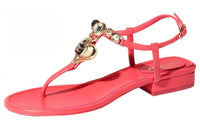 CHANEL Strap Sandals Women's Red