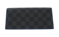 LOUIS VUITTON Coated Canvas Wallet Regular Men's Gray/Blue