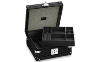 LOUIS VUITTON Leather Pearl Jewelry Box Hard Case Storage Box Women's Black