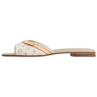 LOUIS VUITTON Revival Slide Slippers Women's Beige
