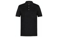 LOUIS VUITTON SS23 Polo Shirt Men's Black