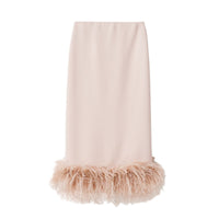 MIU MIU Casual Long Skirts Women's Peach