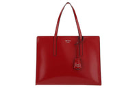 PRADA Calfskin Handbag Shoulder Bag Women's Red