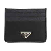 PRADA Re-Nylon Polyamide Card Holder Women's Black