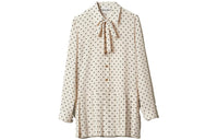 MIU MIU Long-Sleeved Dresses Women's Ivory