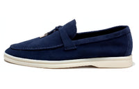 Loro Piana Casual Single Shoes Women's Dark Blue